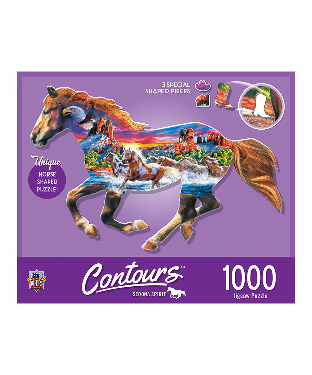 Contours - Sedona Spirit - 1000 Piece Shaped Jigsaw Puzzle