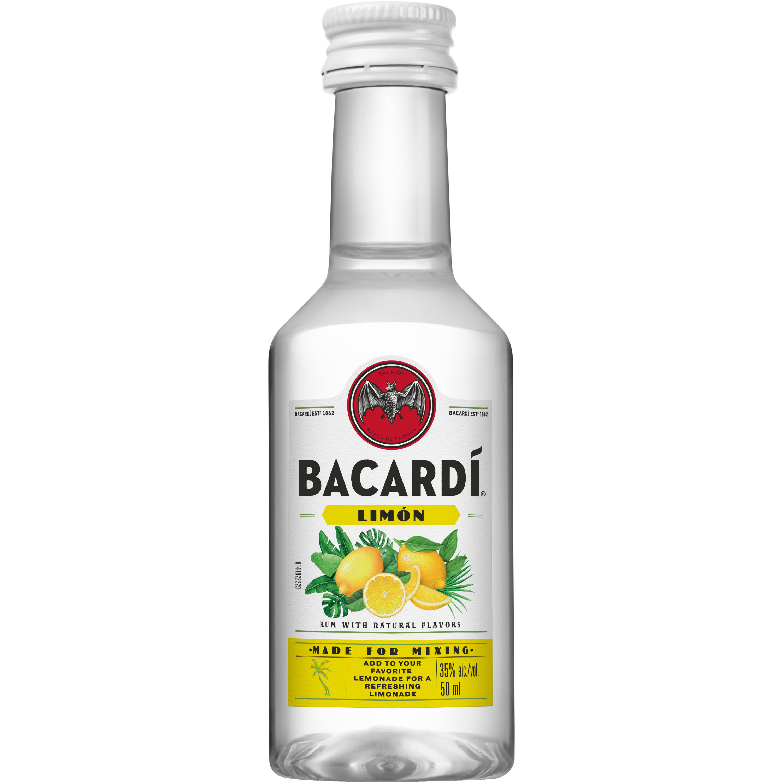 Bacardi Limon Rum - 50 ml bottle
