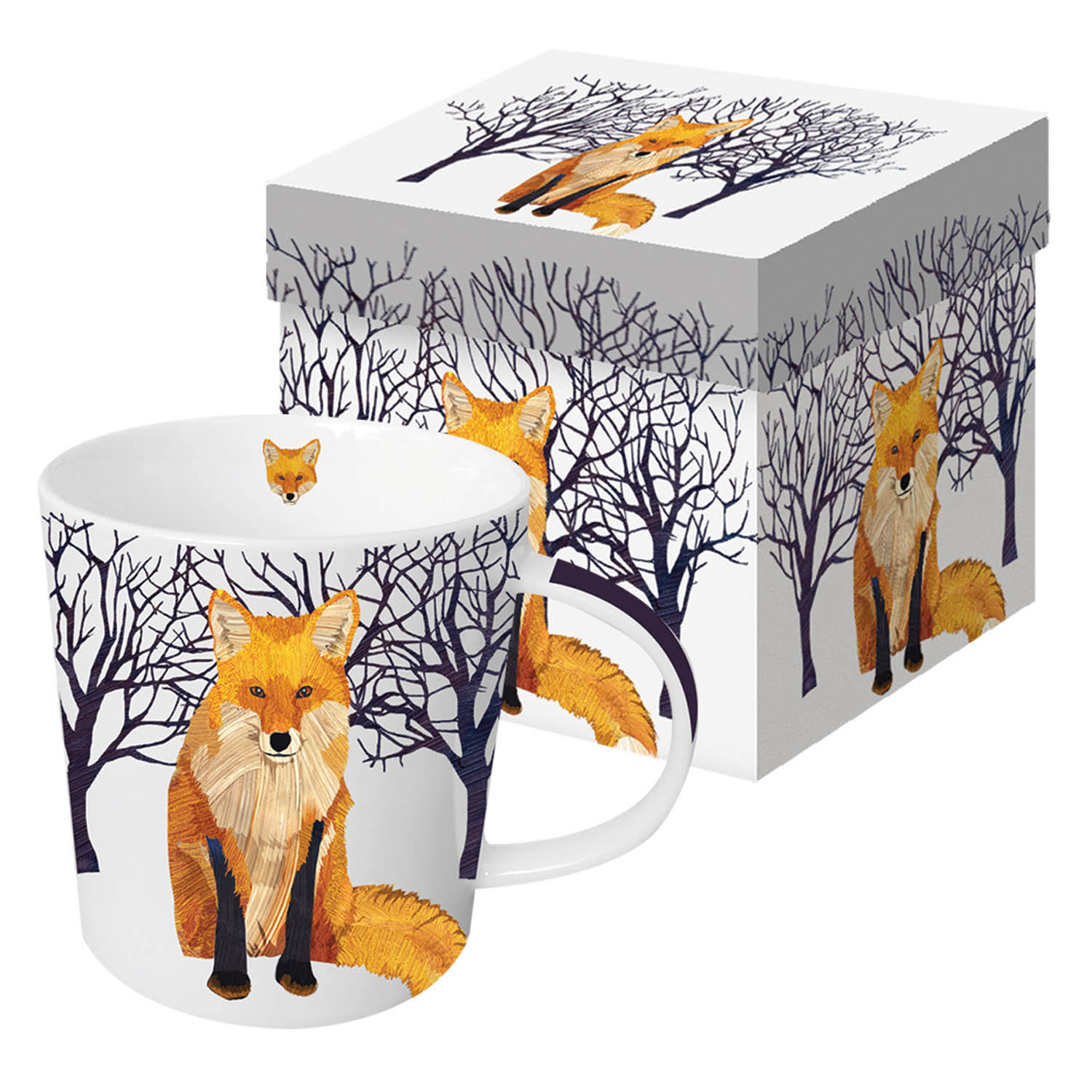 Paperproducts Design Winter Fox Gift Boxed Mug