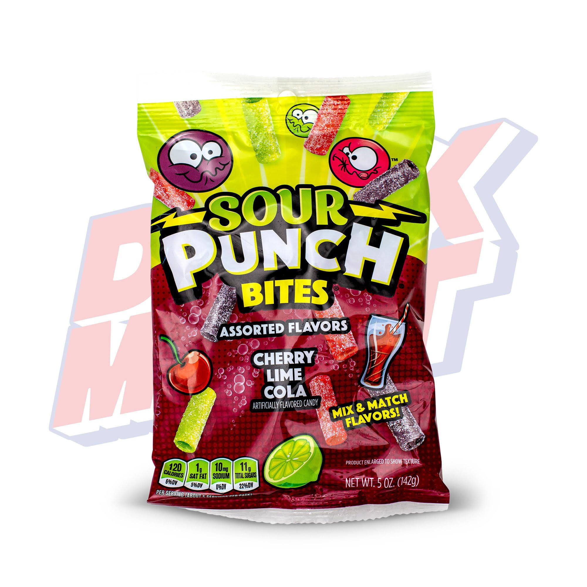 Sour Punch Bites Cherry Lime Cola 142 g
