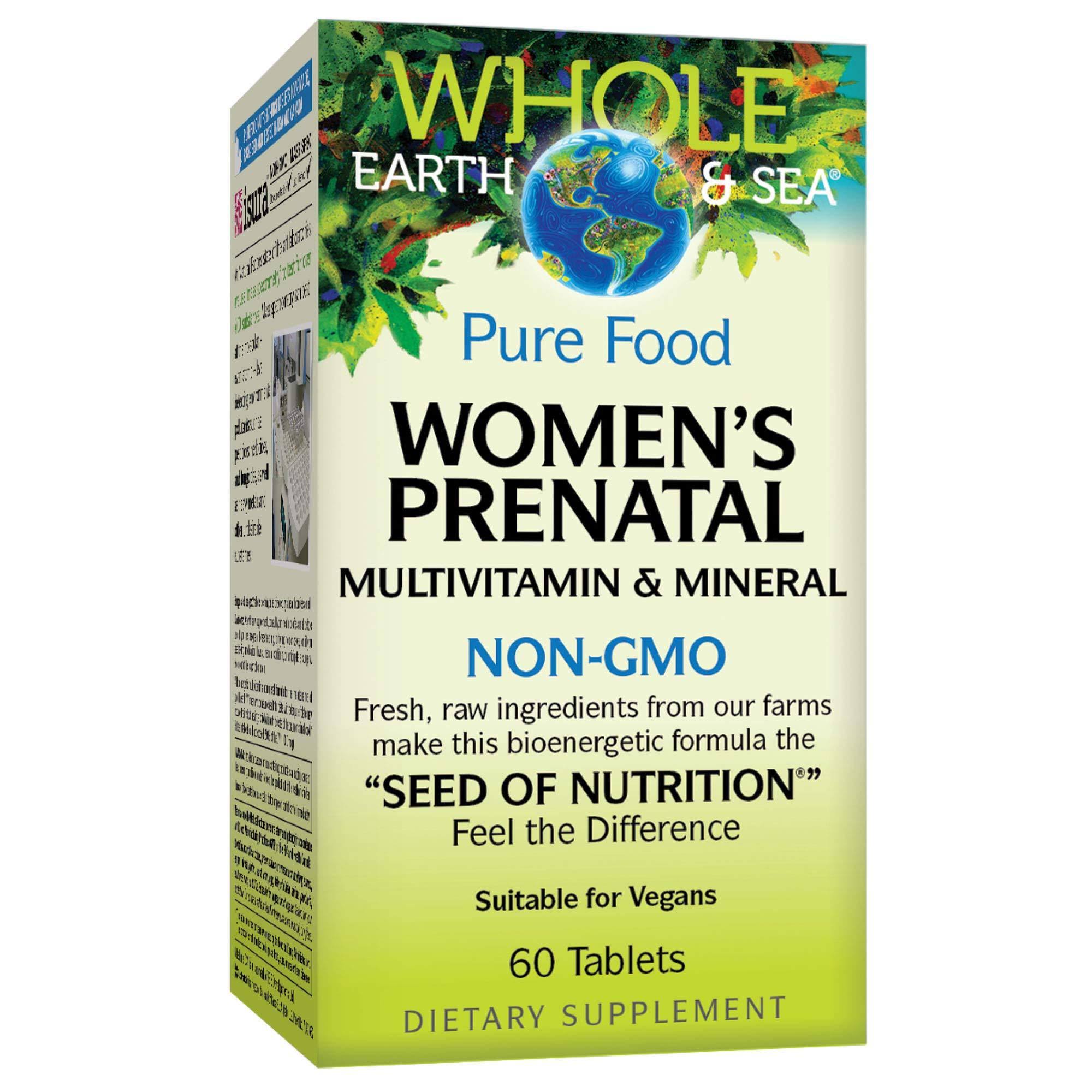 Whole Earth & Sea Women's Prenatal Multivitamin & Mineral, 60 Tablets