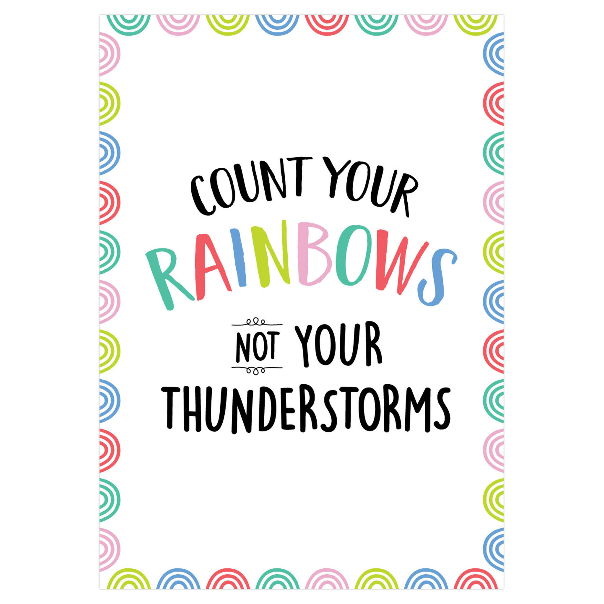 Creative Teaching Press Count Your Rainbows Poster