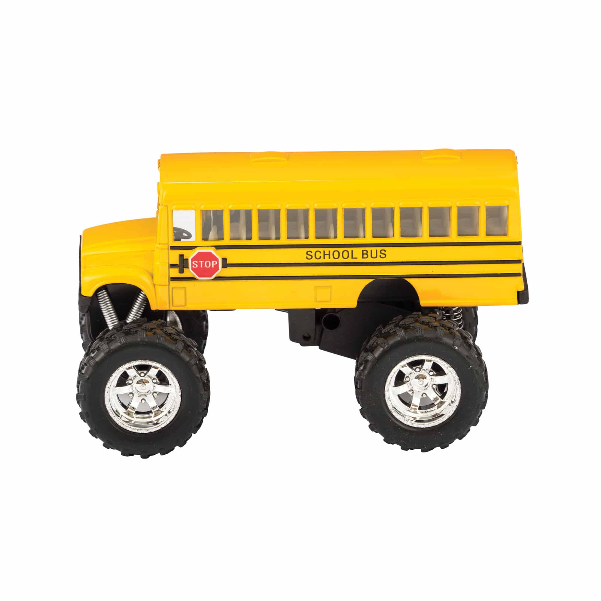 Schylling Die Cast Big Wheel School Bus Playset