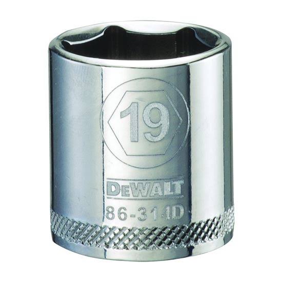 Stanley Tools Socket - 3/8" Drive, 6Point, 19mm