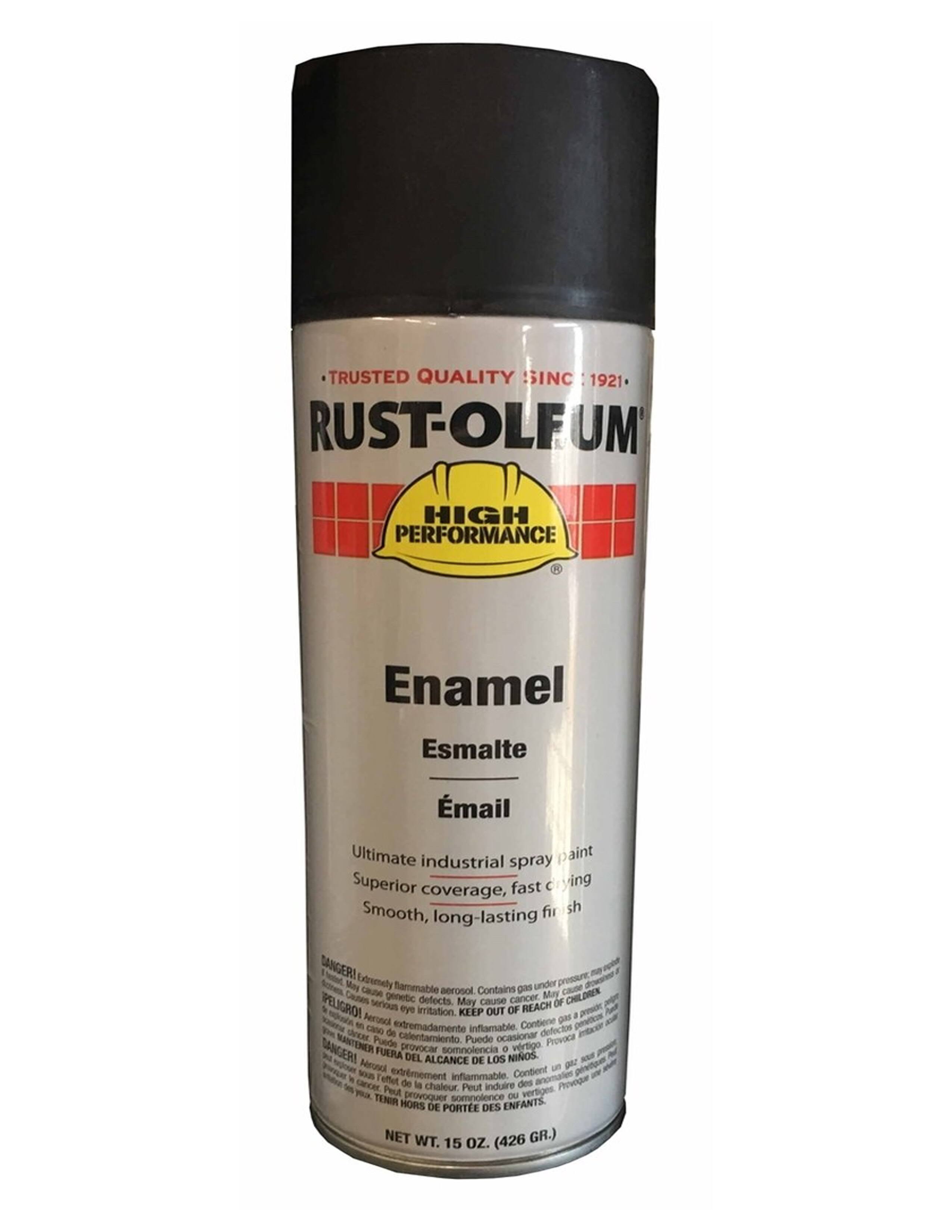Rust-oleum High Performance Enamel Spray Paint - Black, 15oz