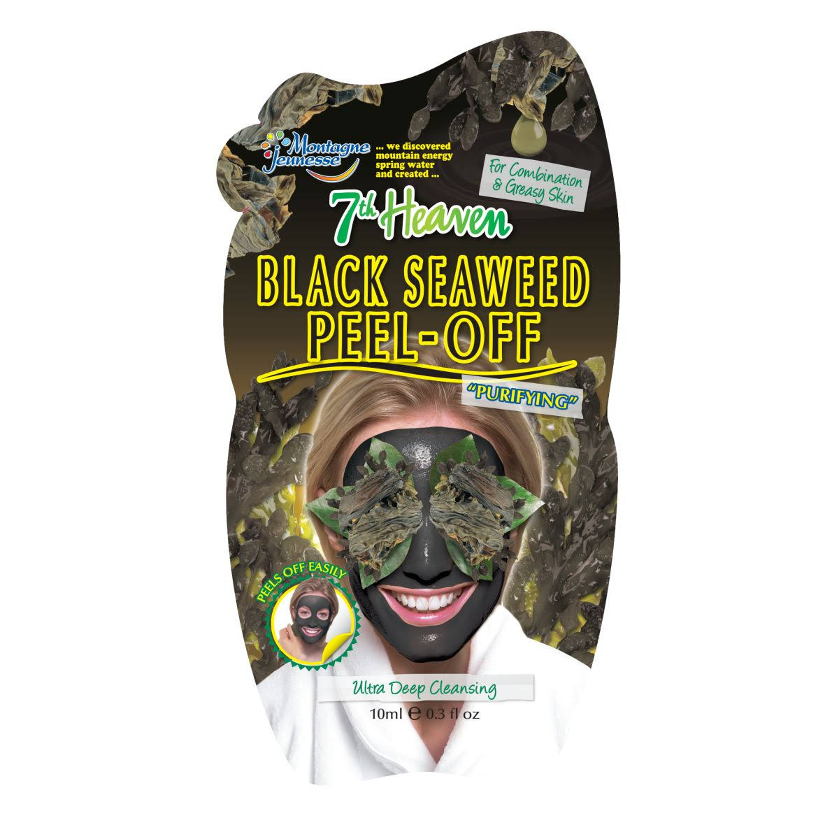 Montagne Jeunesse 7th Heaven Peel off Face Mask - Black Seaweed