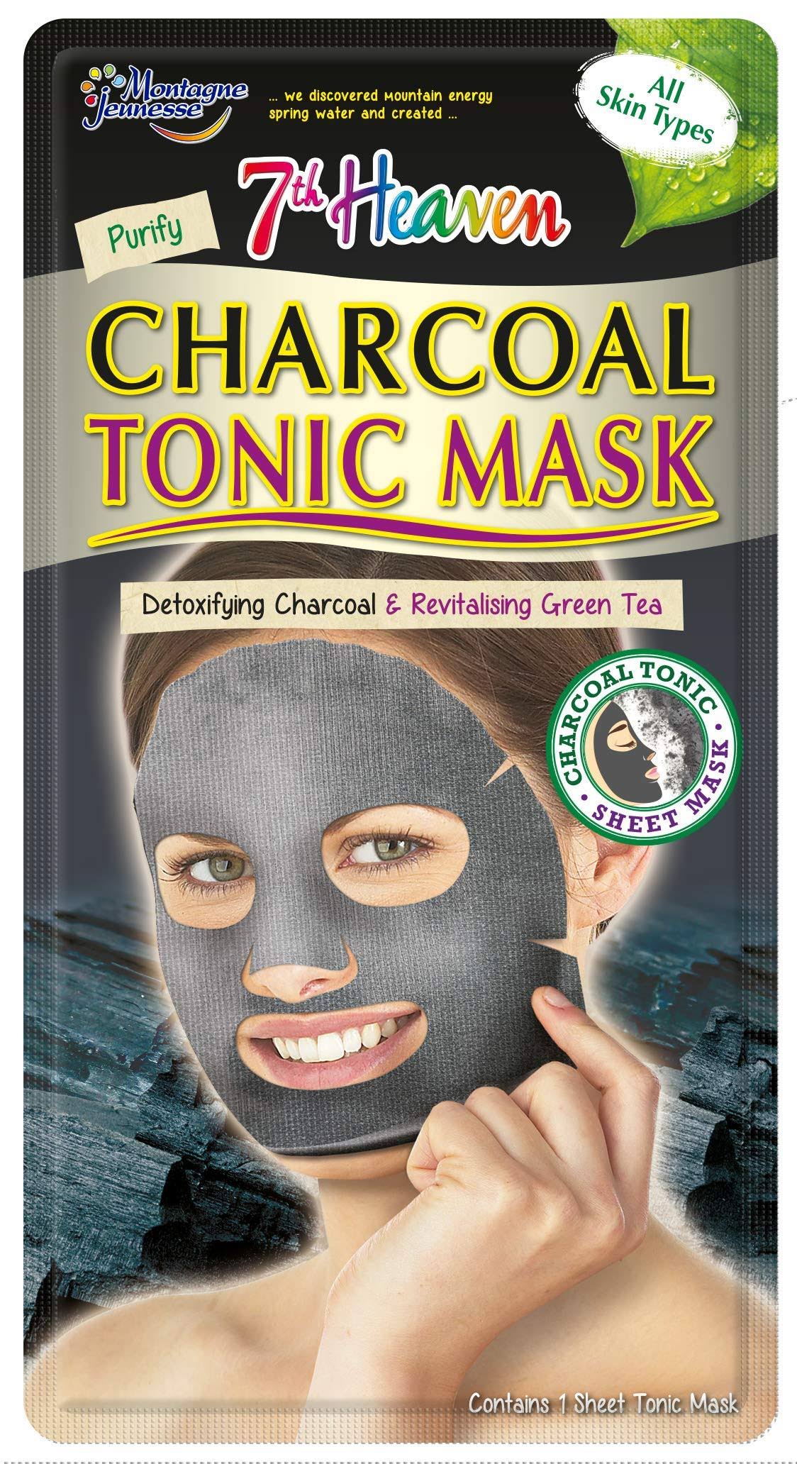 7th Heaven Charcoal Tonic Sheet Face Mask