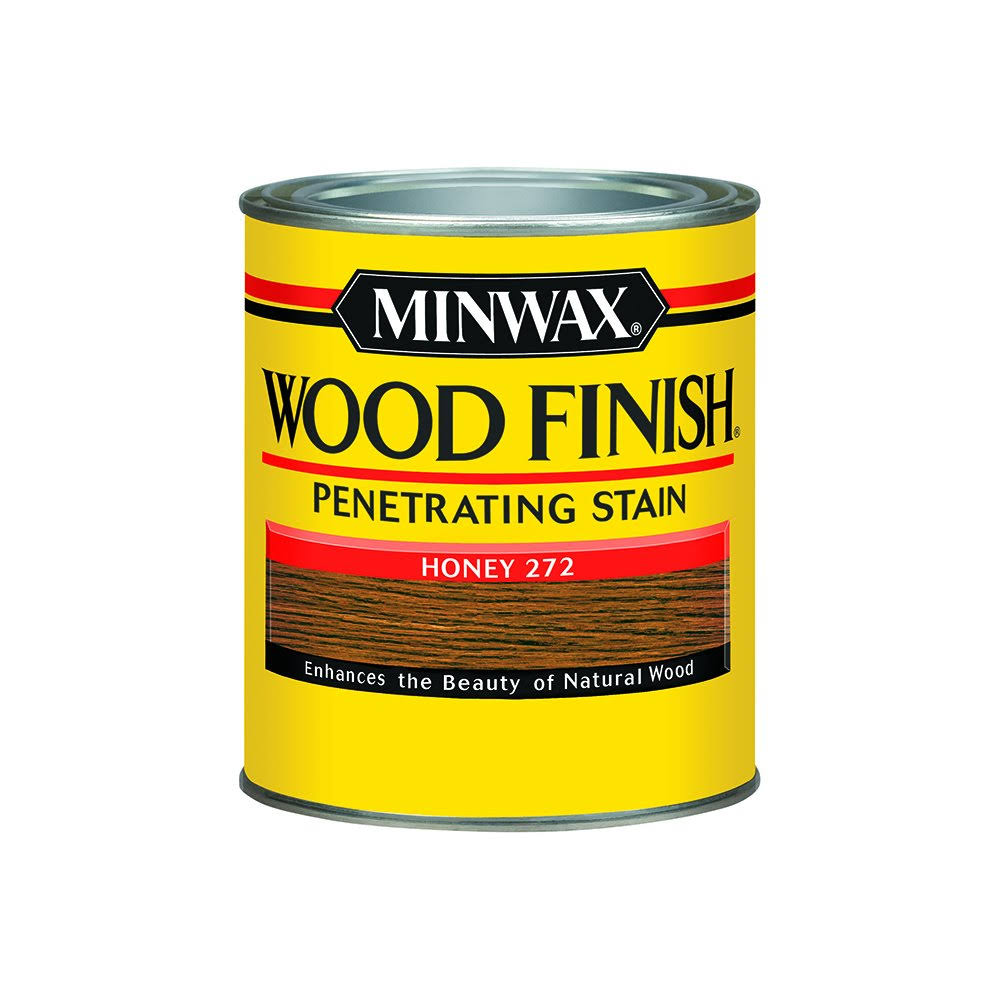 Minwax Oil-Based Interior Stain Wood Finish - Honey 272, 1qt