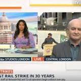 Richard Madeley makes awkward blunder on Good Morning Britain over rail strikes