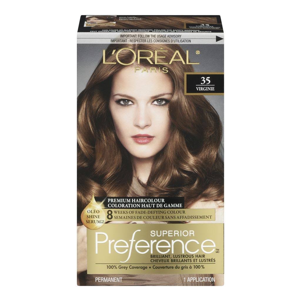 L'oréal Paris Superior Preference Fade-defying Color - #35 Medium Golden Brown
