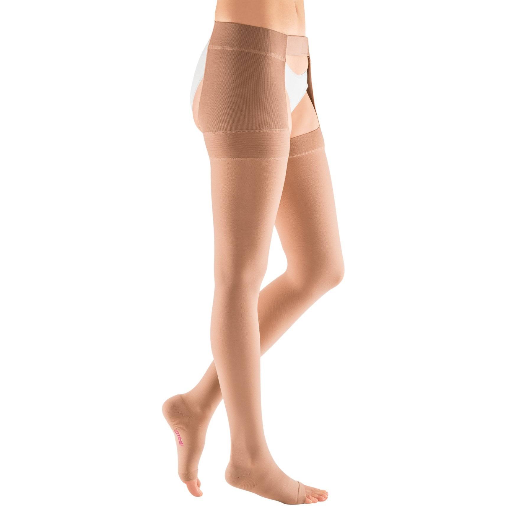 Mediven Sheer and Soft Womens Knee Highs Compression Sheer Stockings - Natural, 20-30mmHg