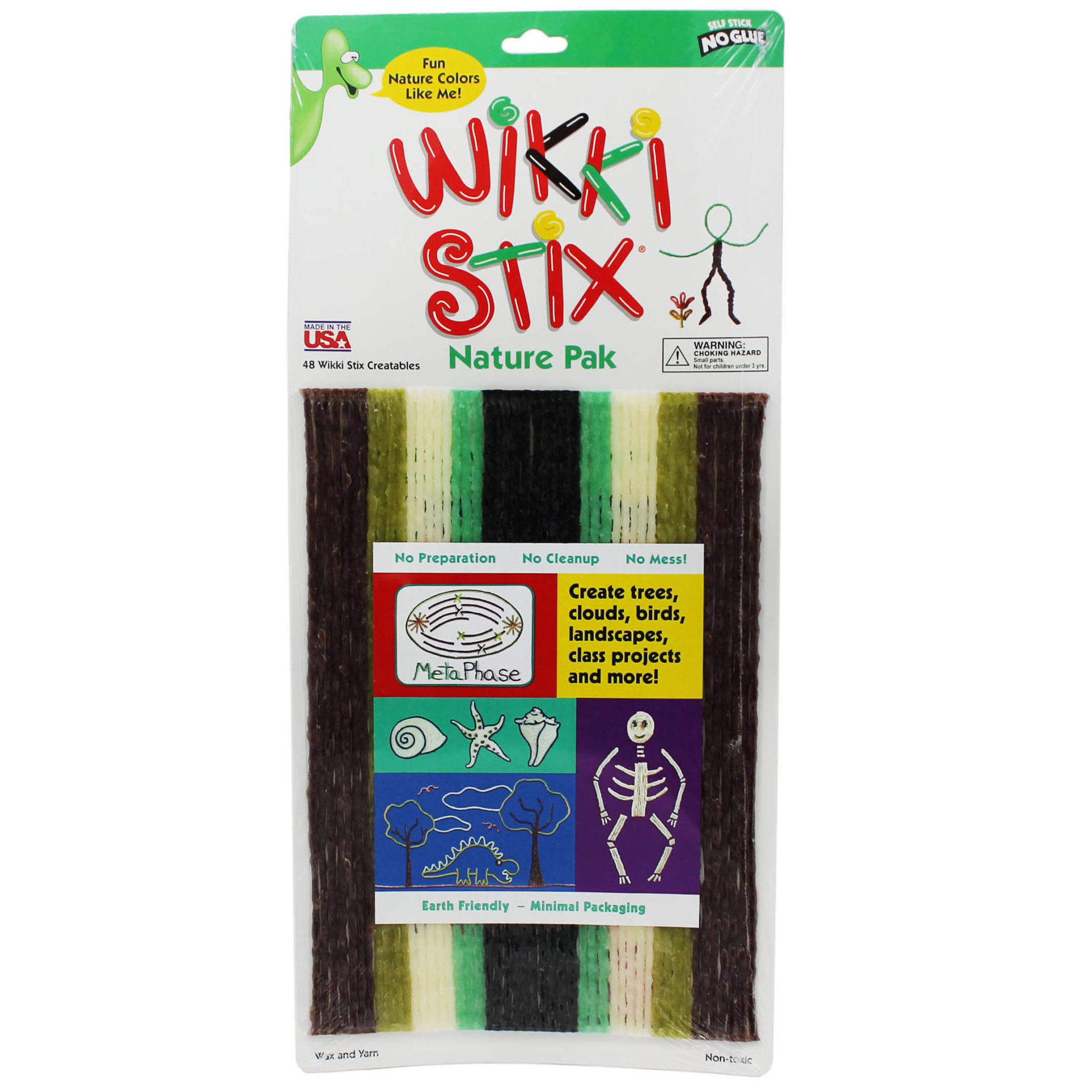 Wikki Stix Wik802 Assorted Sculpting Sticks - Natural