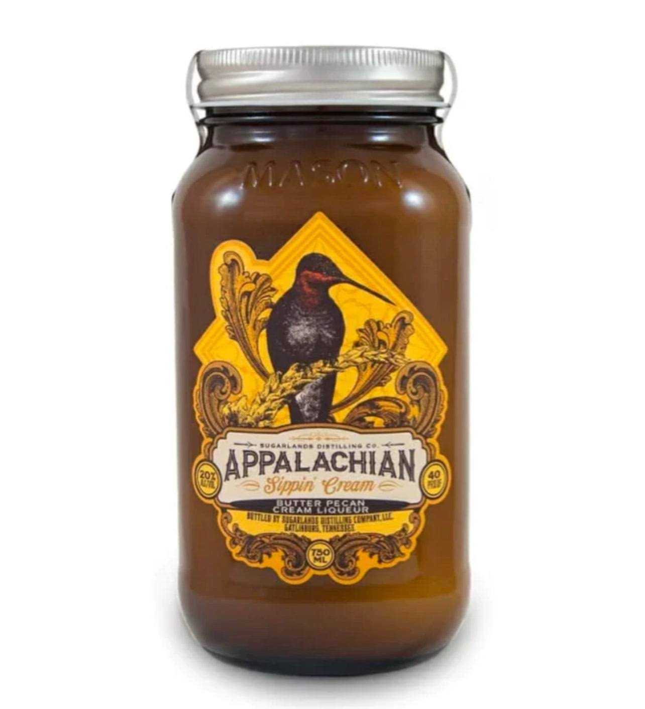 Sugarlands Distilling Company Liqueur, Butter Pecan, Appalachian Sippin’ Creams - 750 ml
