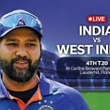 India vs West Indies 4th T20 Live Score: India lose both Rohit Sharma, Suryakumar Yadav after dominant start