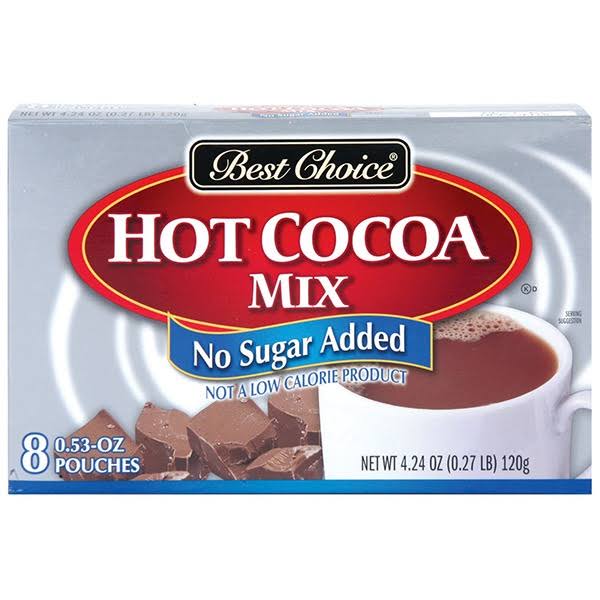 Best Choice Sugar Free Hot Cocoa Mix - 8 Pouches - Campbell's Foodland - Delivered by Mercato