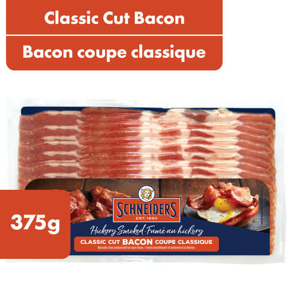Schneiders Naturally Smoked Bacon - Sliced, 375g