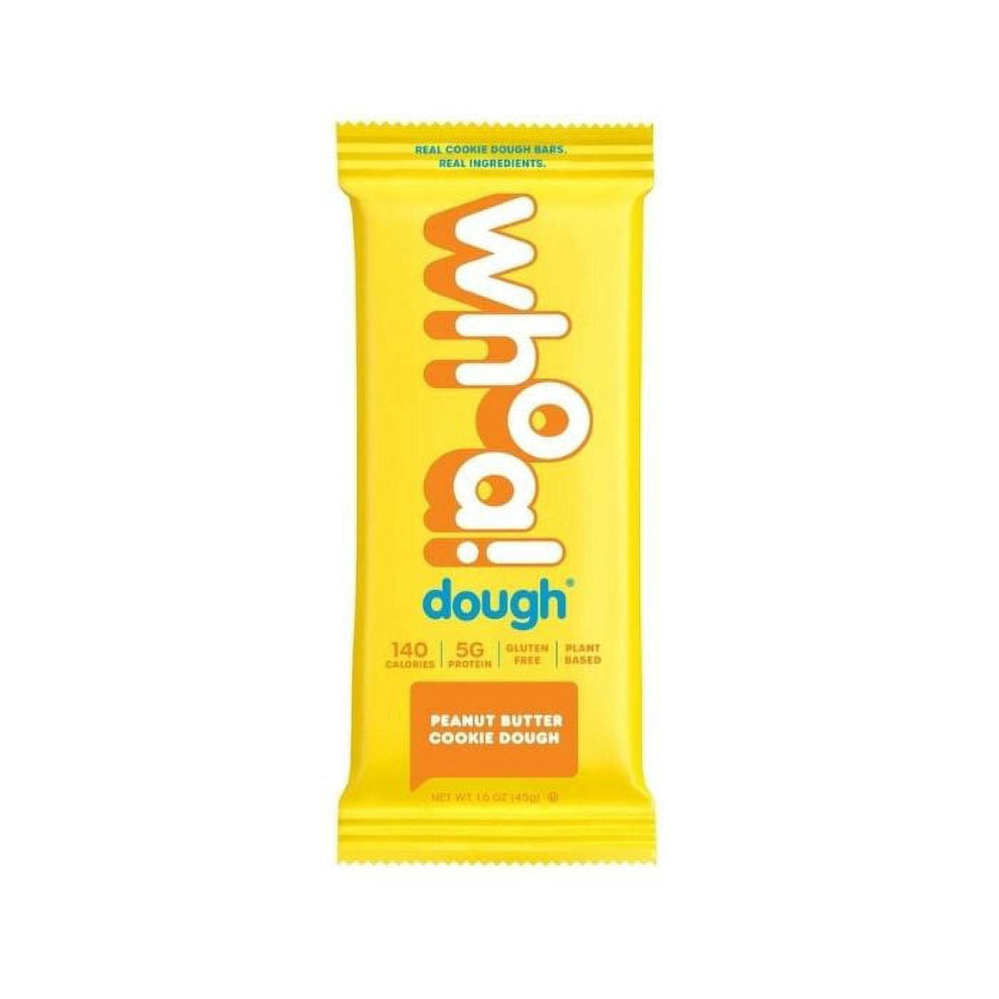 WHOA DOUGH Edible Cookie Dough Bars, Plant Based, Gluten Free, Vegan,