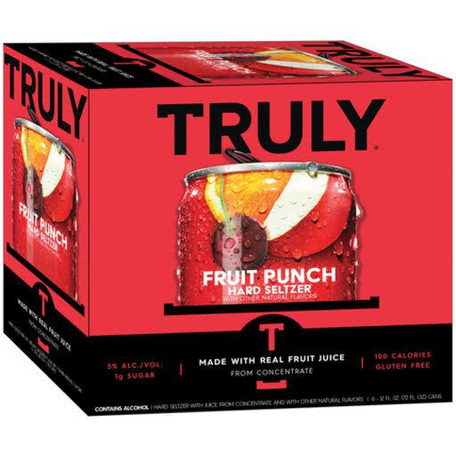 Truly Hard Seltzer, Fruit Punch - 6 pack, 12 fl oz cans