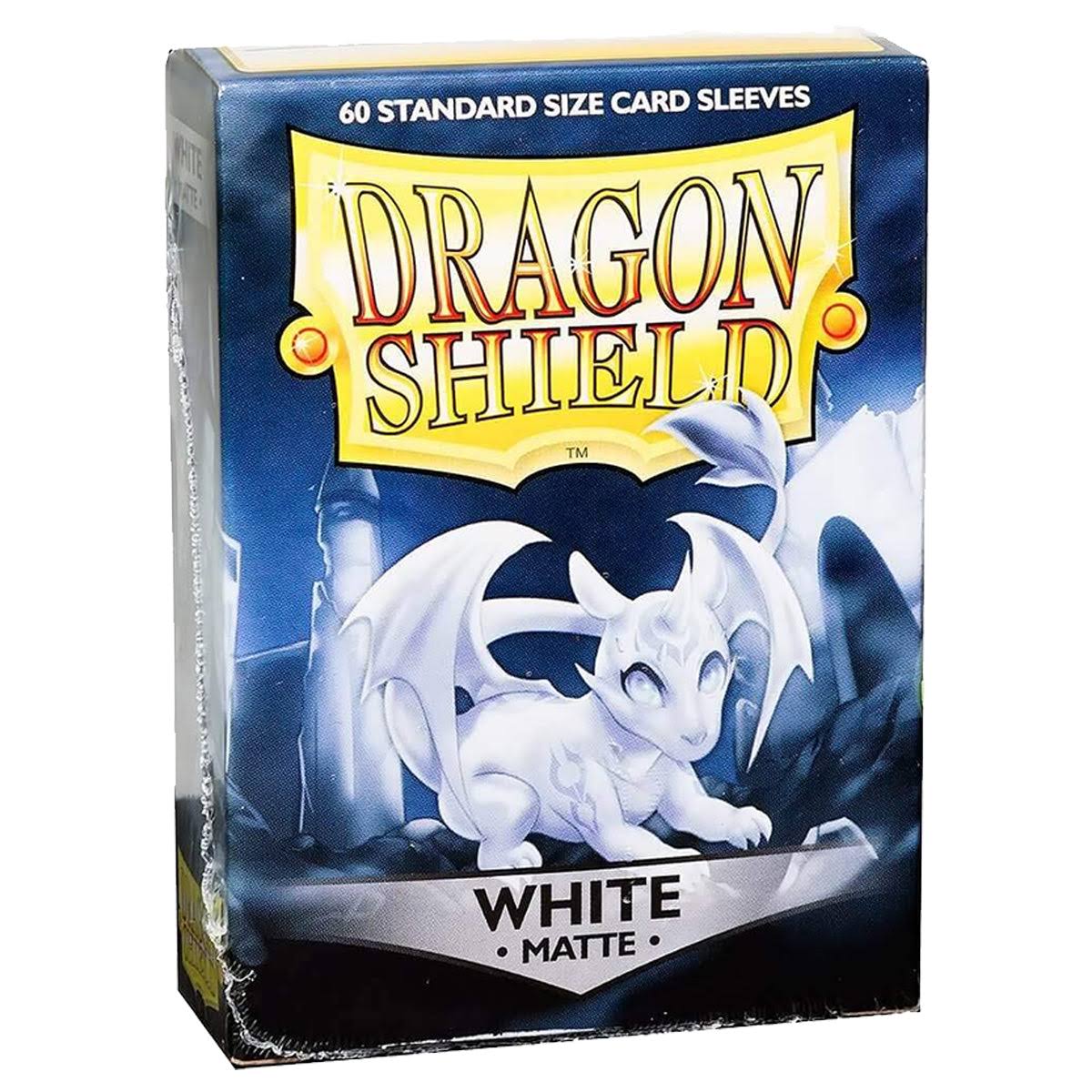 Dragon Shield Card Sleeves - White, Standard Size, 60ct