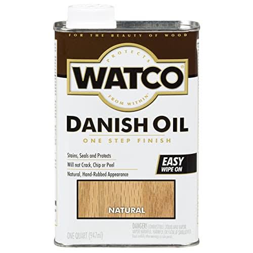 Rust Oleum Watco 242218 Natural Danish Oil Finish - Natural, 1 Quart