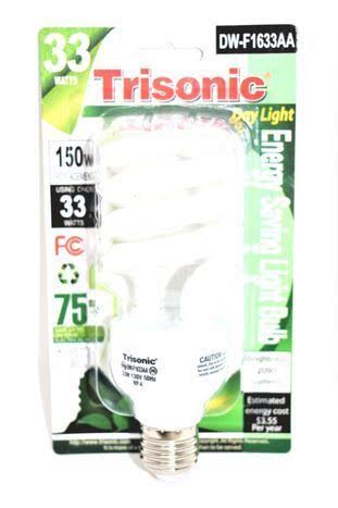 Trisonic Energy Saving 33 Watts Light Bulb - 1 Count - Universal Supermarket Paterson - Delivered by Mercato 9279259