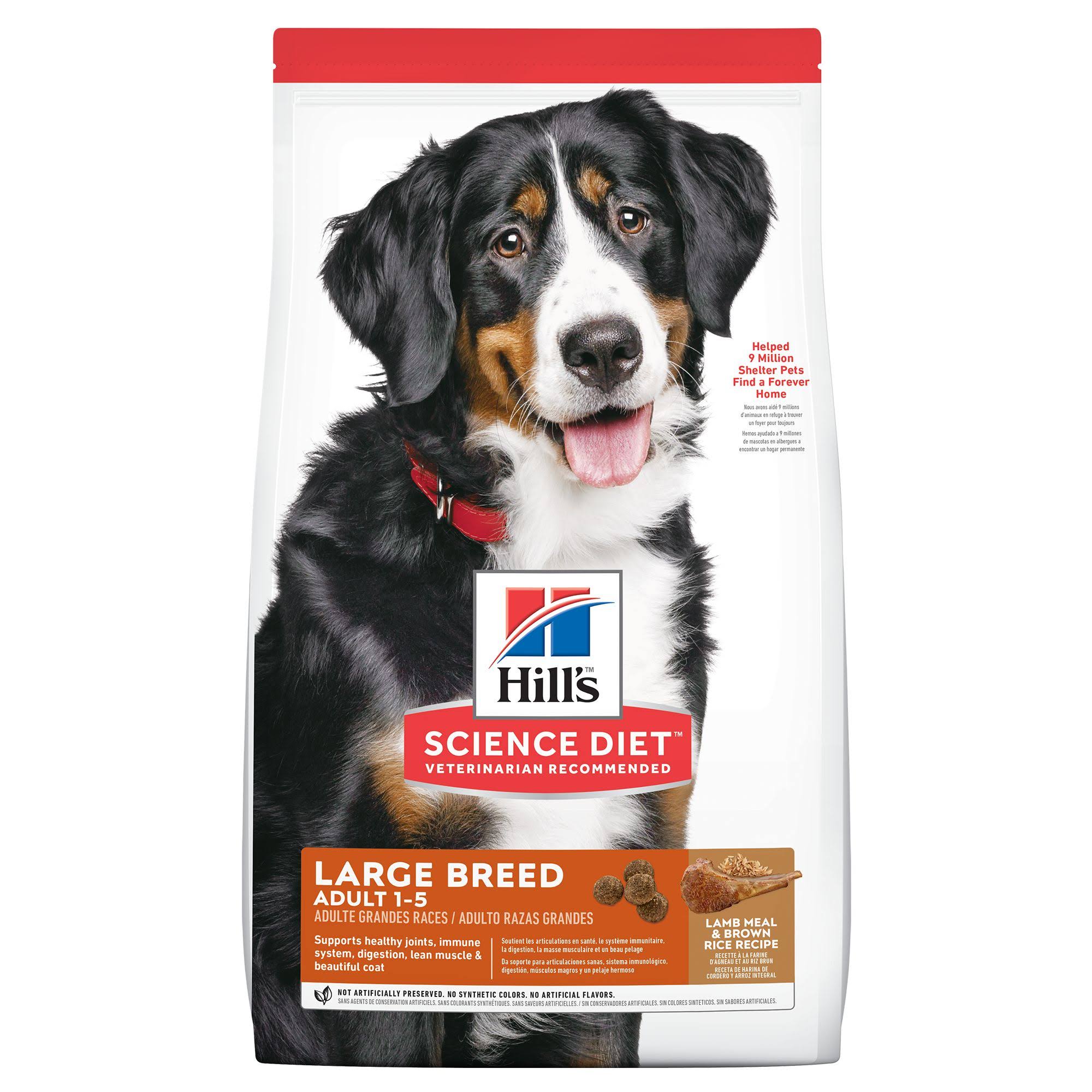 Hill's Science Diet Large Breed Adult Dog Food - Lamb Meal & Rice, 33lb
