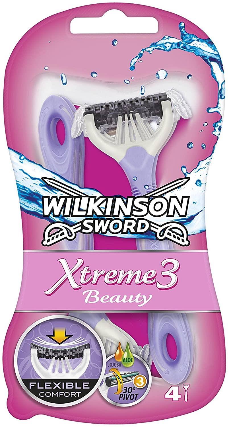 Wilkinson Sword Xtreme 3 Beauty Women's Disposable Razors - 4pk