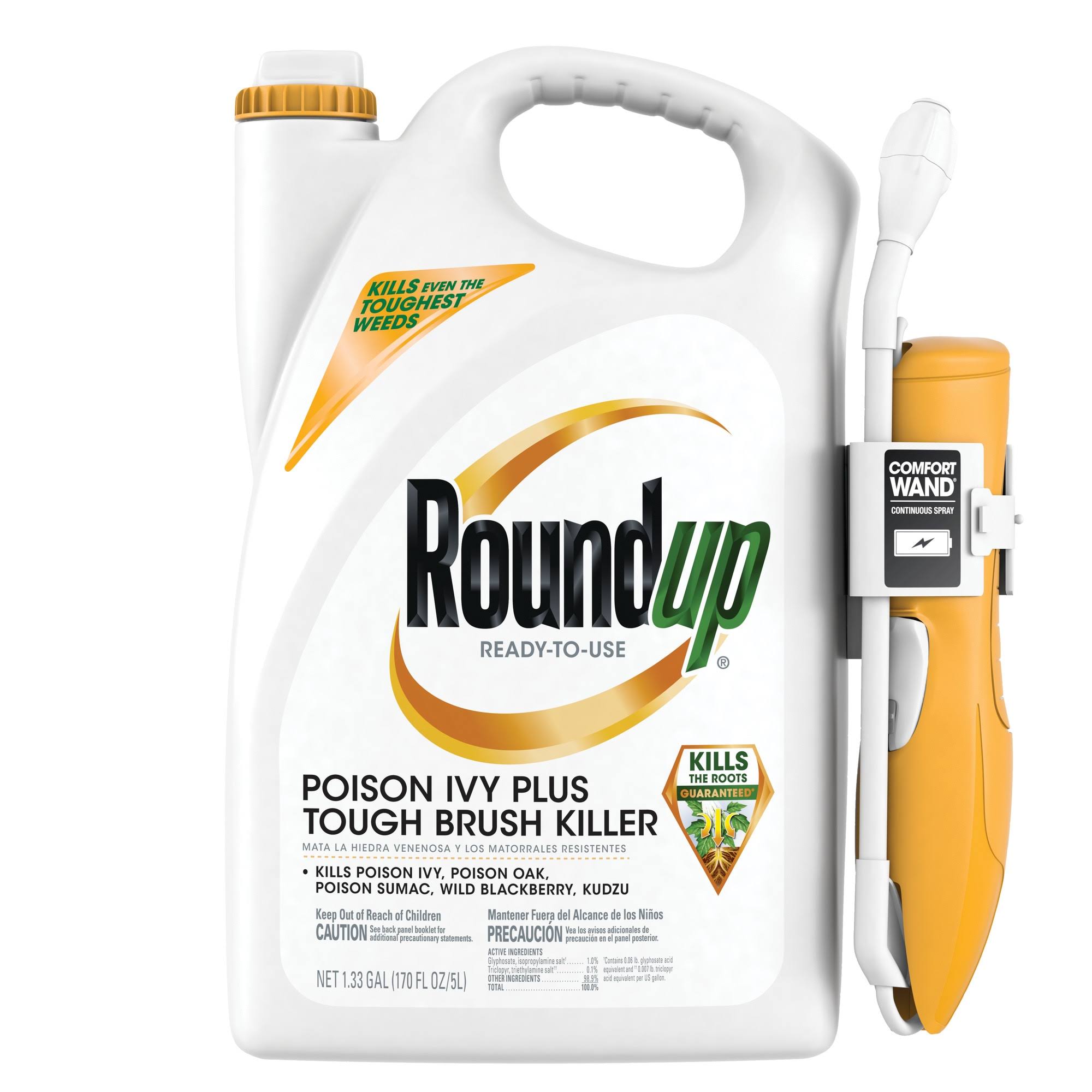 Roundup Ready-to-Use Poison Ivy Plus Tough Brush Killer - 1.33 Gallon