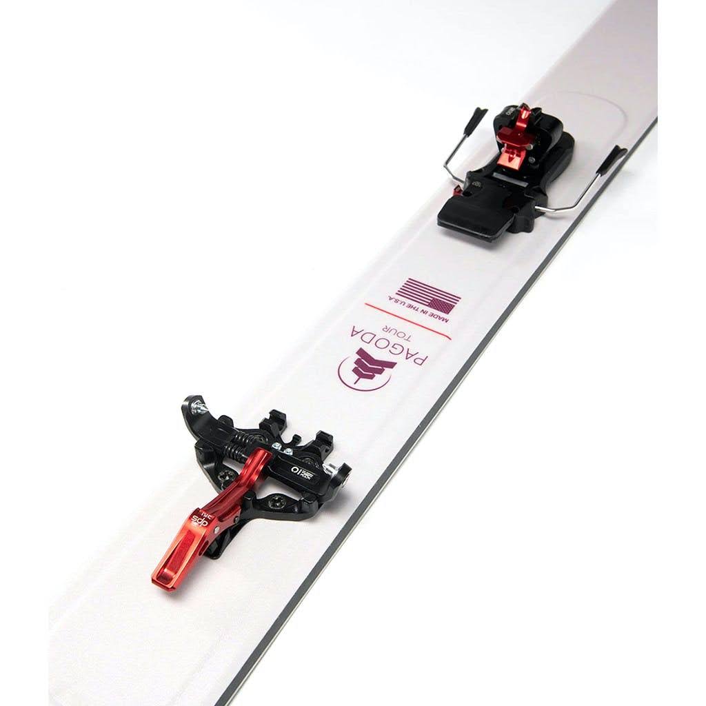 DPS R10 Ski Bindings Red/Black 97mm