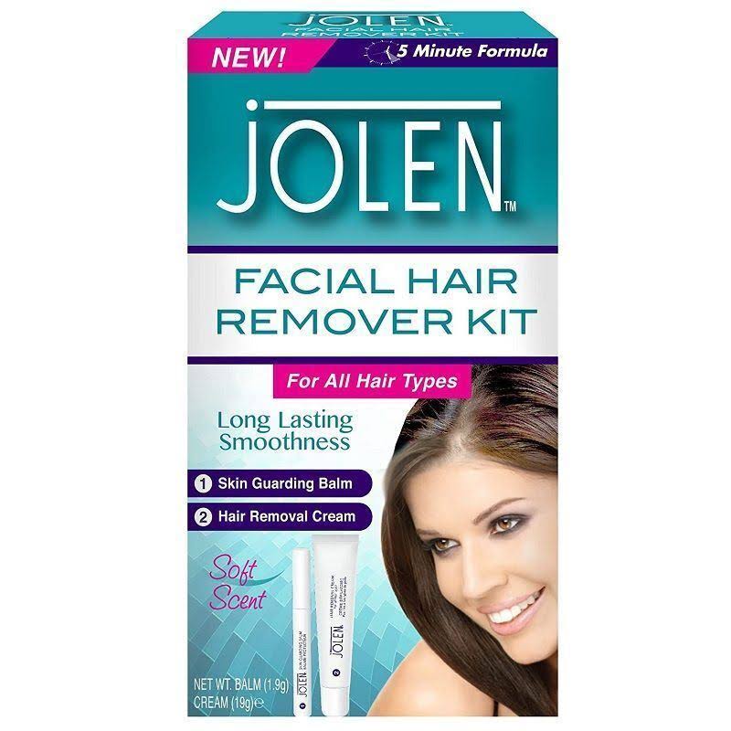 Jolen Facial Hair Removal Kit - Sensitive Skin