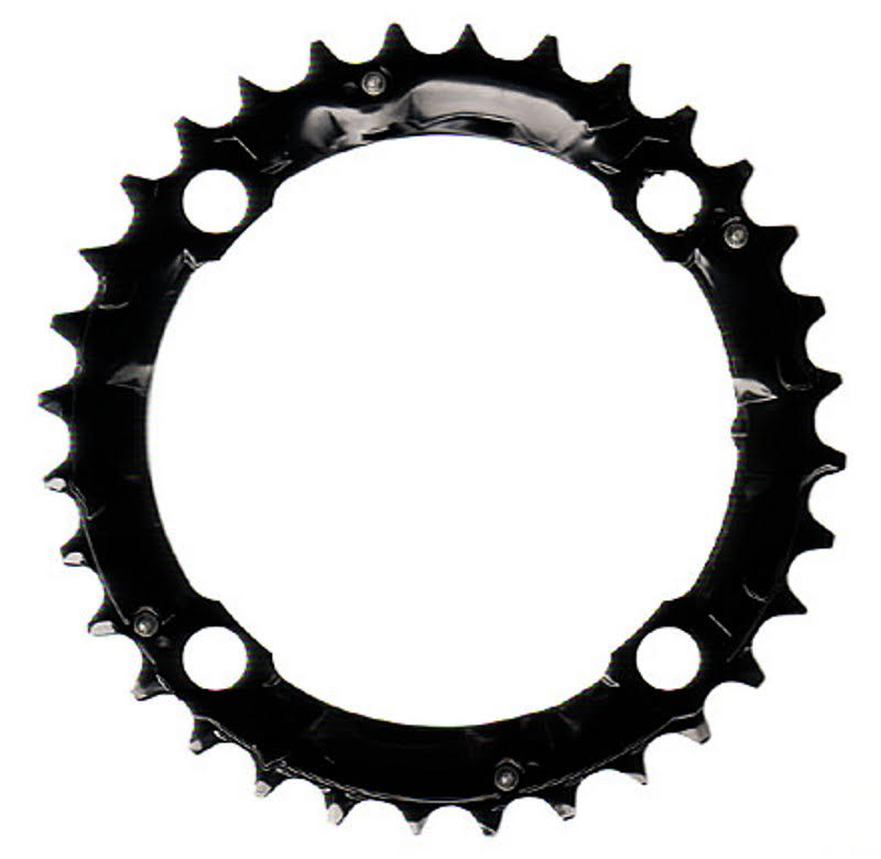 Shimano Fc m480 Bicycle Chainring - Black, 32 Tooth, 104mm