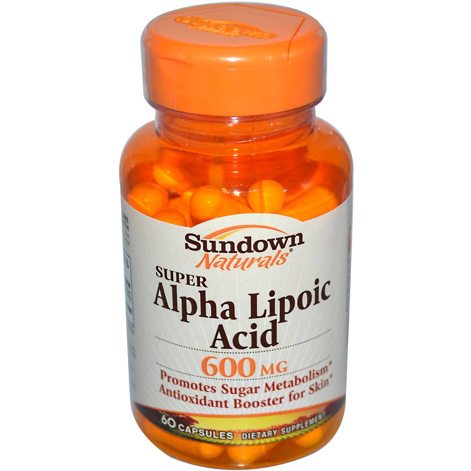 Sundown Naturals Super Alpha Lipoic Acid - 600mg, 60 Capsules