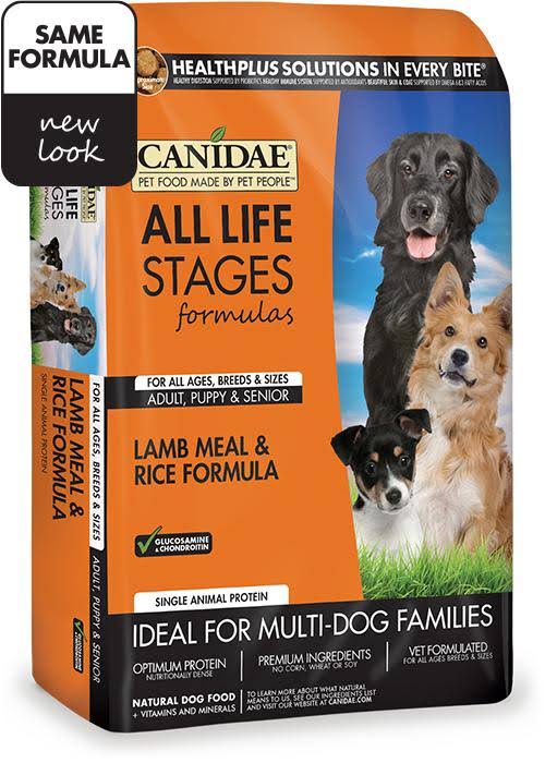 Canidae Pet Foods All Life Stages Lamb Meal and Rice Formula Natural Dog Food