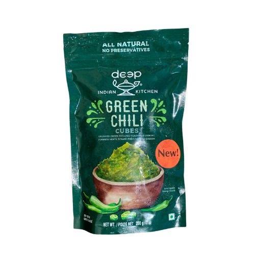 Green Chili Cubes 200g - Deep