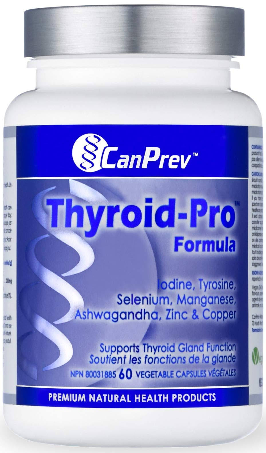 CanPrev Thyroid-Pro Formula Vegi Capsules, 60 Count