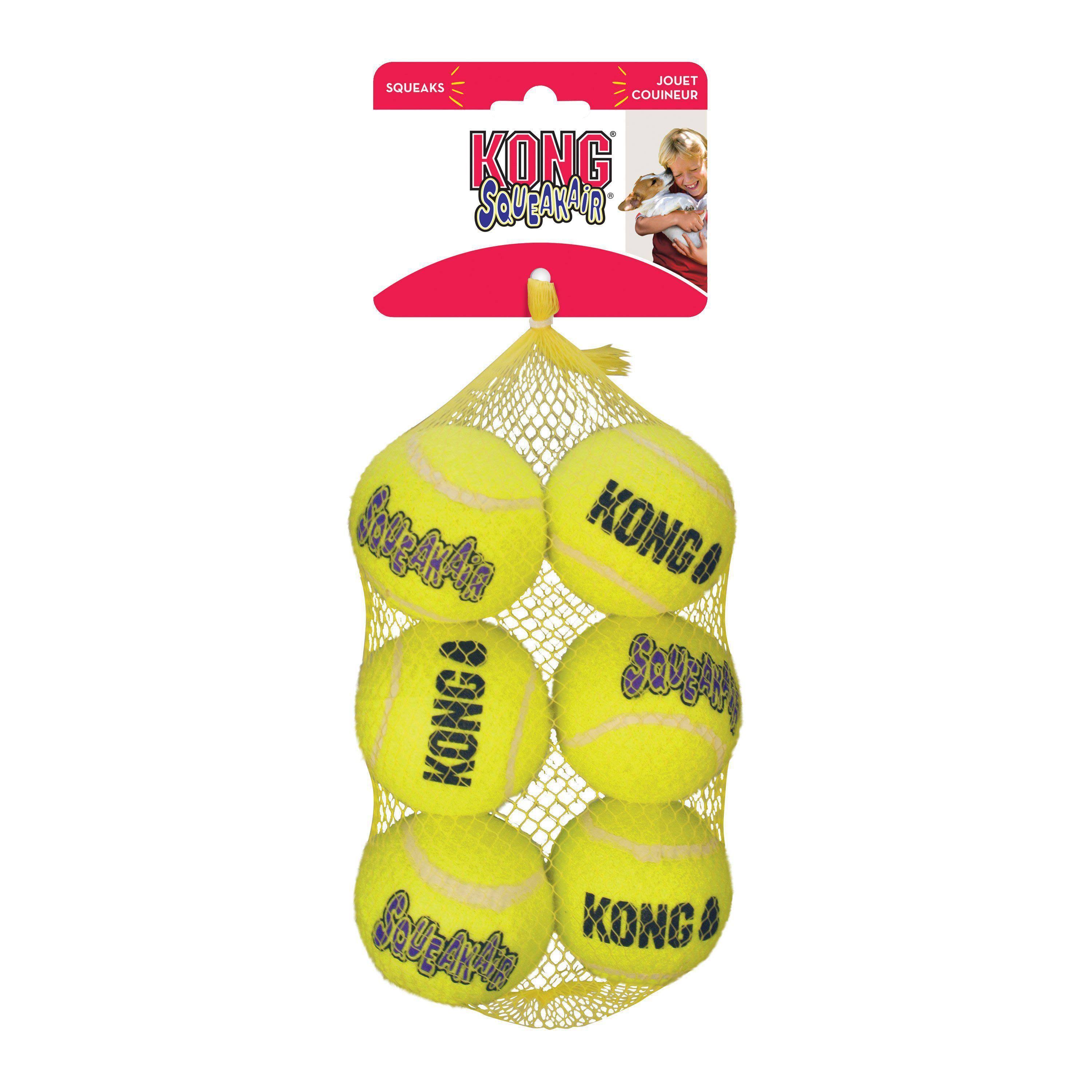 Kong Squeakair Balls 6-Pack (Medium)