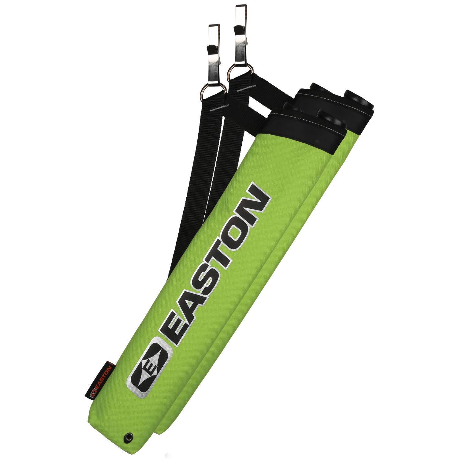 Easton 2 Tube Flipside Quiver - Neon Green, Right Hand and Left Hand