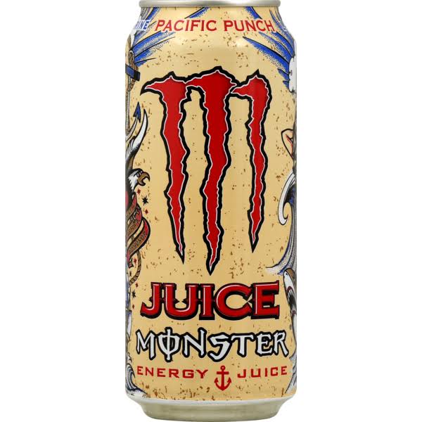 Monster Pacific Punch Juice Energy Drink 16 Oz Wholesale, Cheap, Discount, Bulk (Pack of 24)