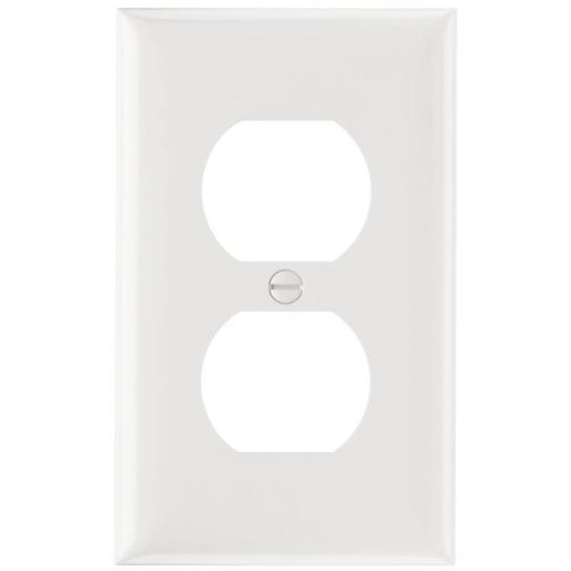 Pass and Seymour Urea Wall Plate - Duplex Outlet, White