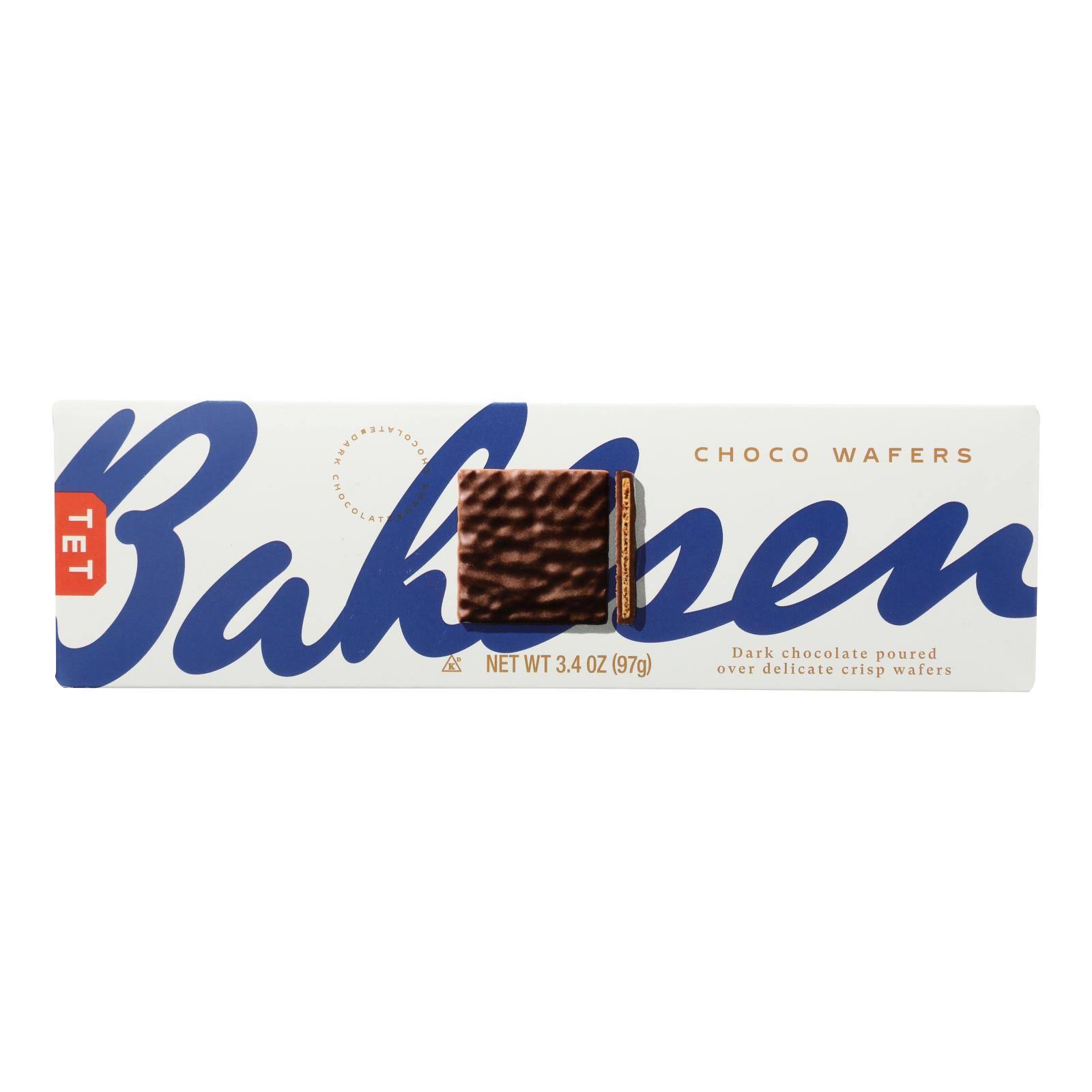Bahlsen Choco Wafers, Dark Chocolate - 3.4 oz