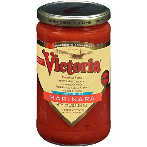 Victoria Low Sodium Marinara Sauce - 25oz