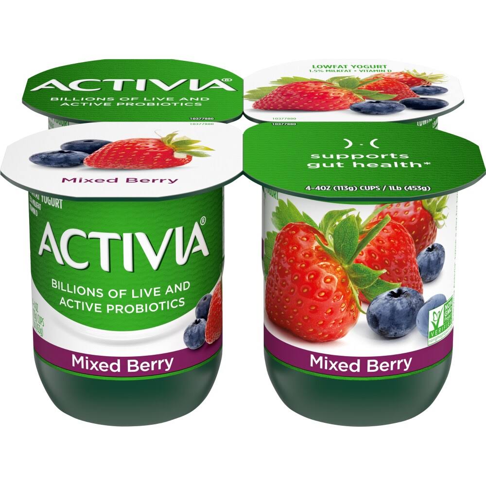 Dannon Activia Yogurt - Mixed Berry, 4oz