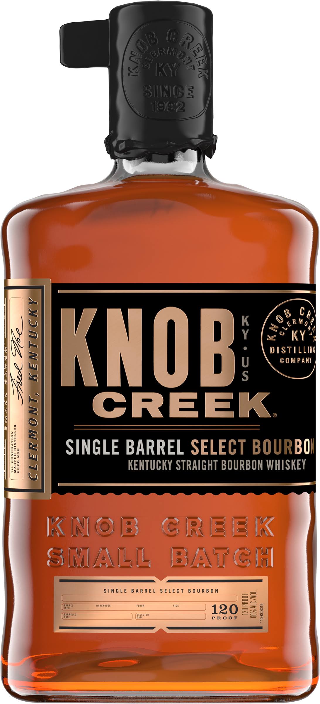 Knob Creek Single Barrel Select Bourbon Whiskey - 750 ml