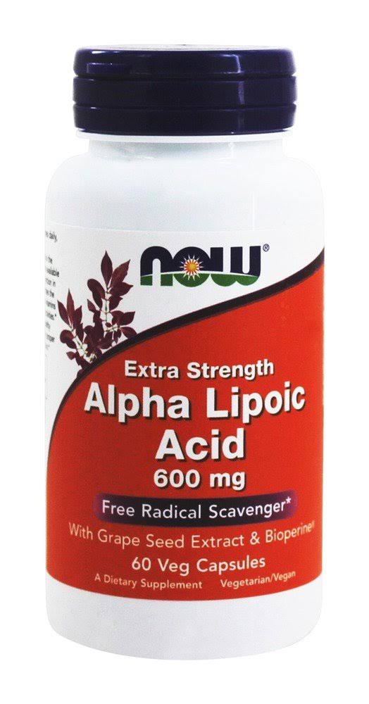 Now Foods Alpha Lipoic Acid - 600mg, 60 Vcaps