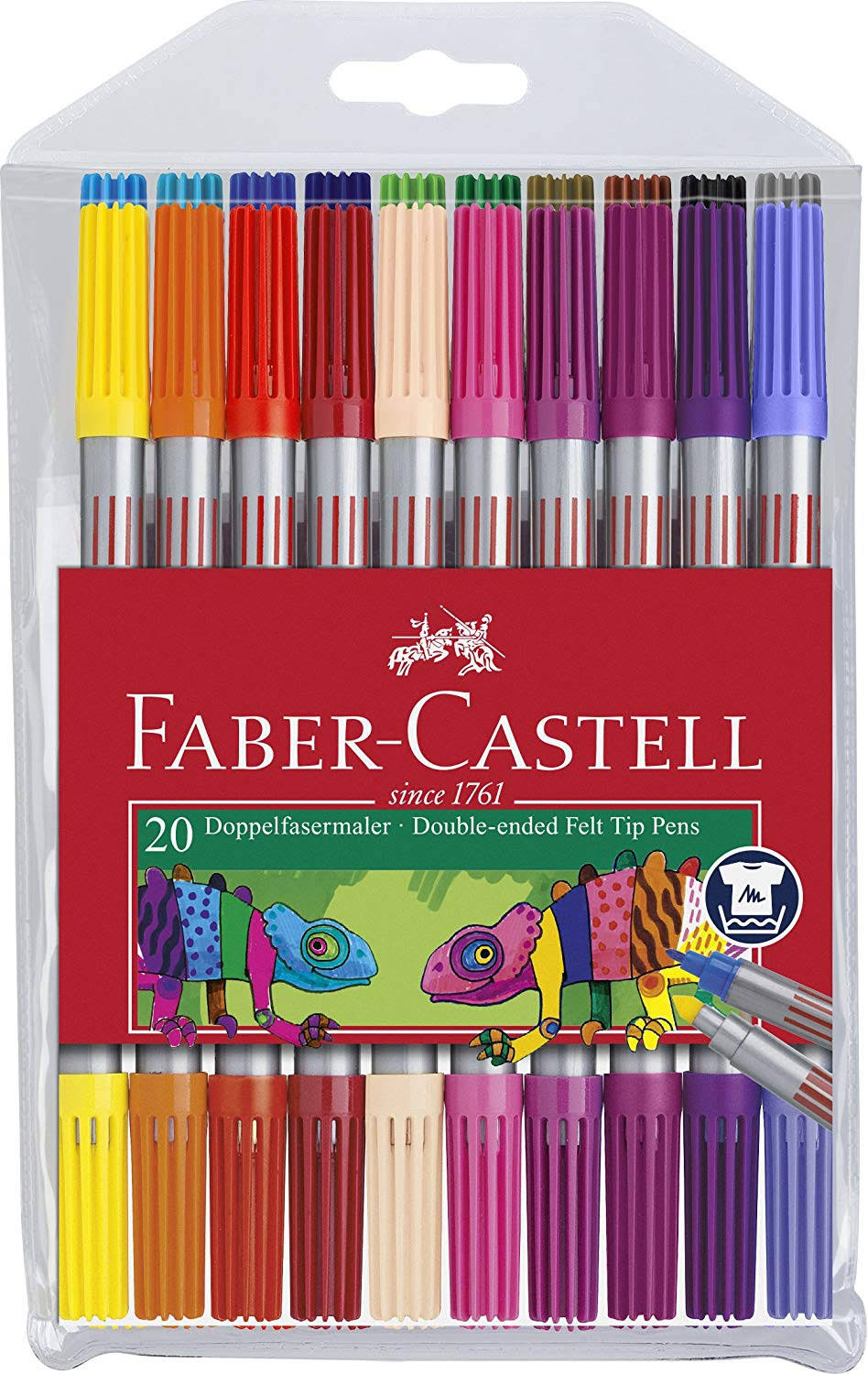 Faber-Castell 151119 Double-Ended Colour Felt Tip Pen