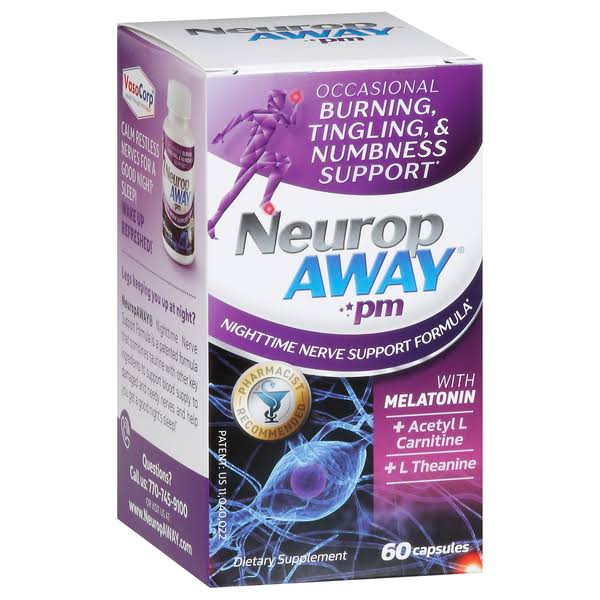 Neuropaway PM Nerve Support Formula, Nighttime, Capsules - 60 capsules