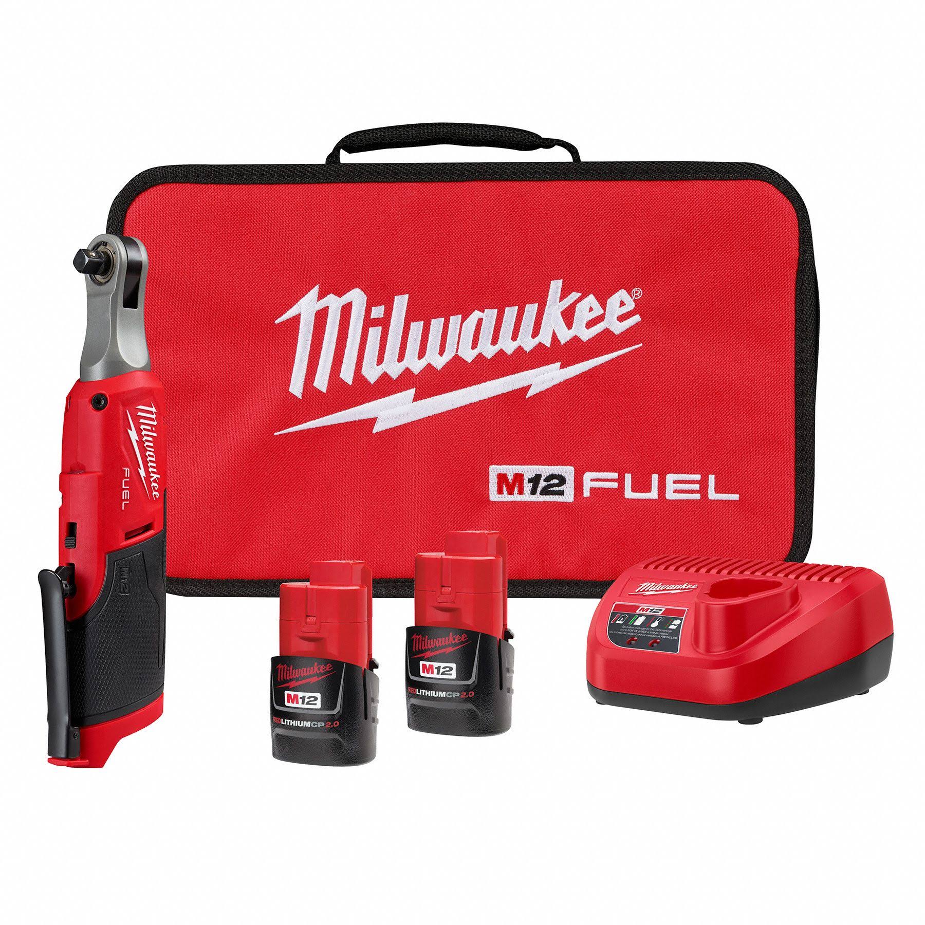 Milwaukee 2567-22 M12 Fuel 3/8" High Speed Ratchet (Kit)