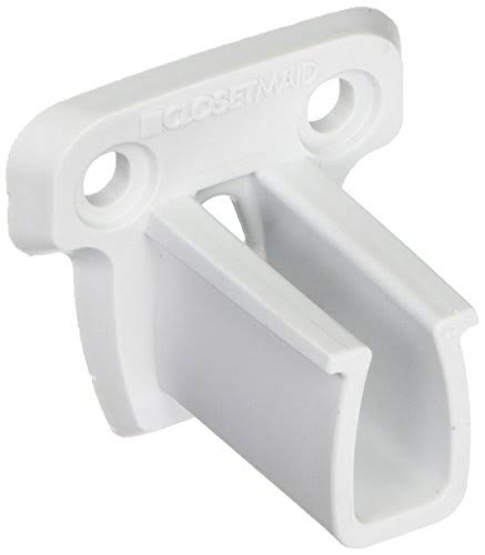 ClosetMaid White Low Profile Wall Brackets - 2.19in x 2.19in