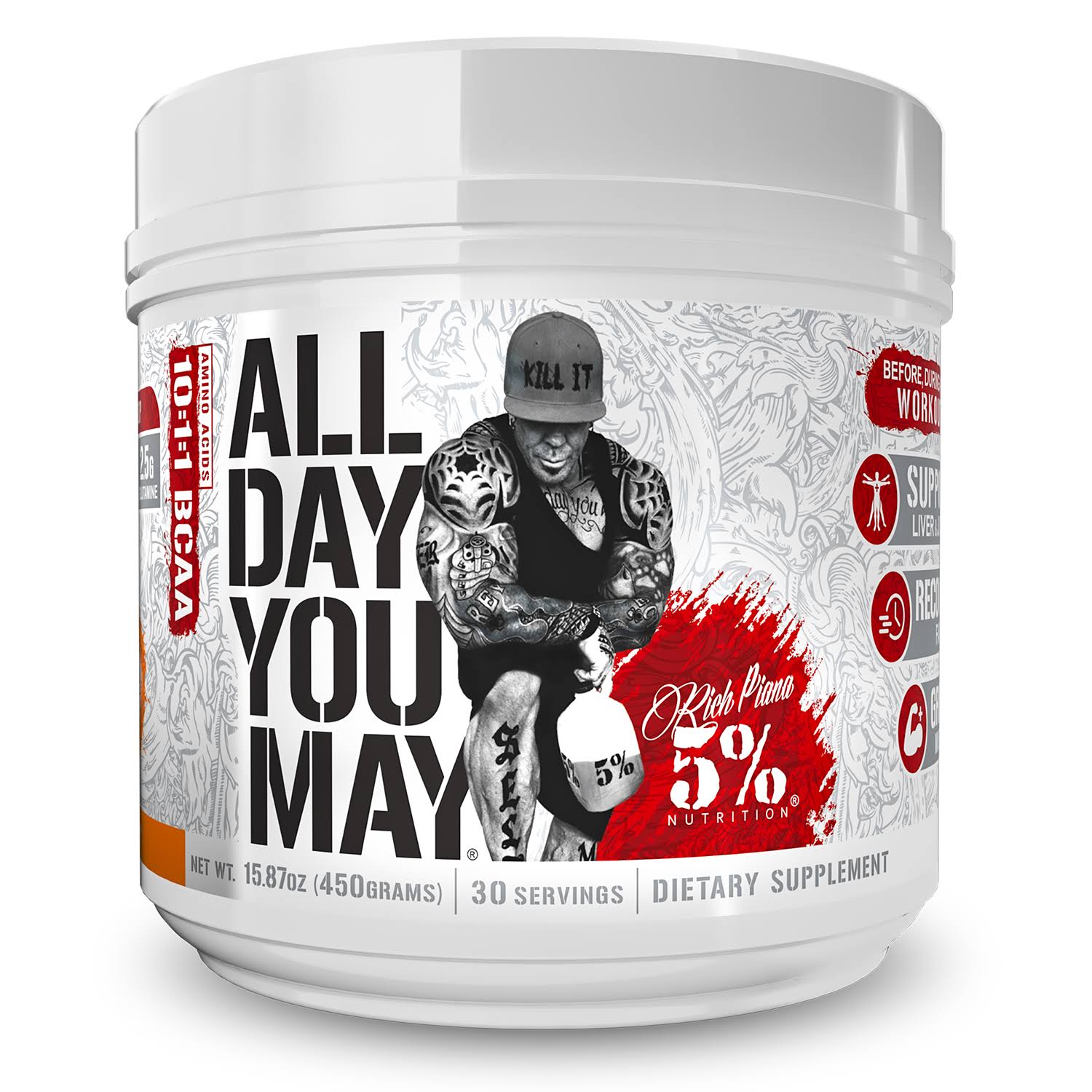 5% Nutrition All Day You May Push Pop - 30 Servings