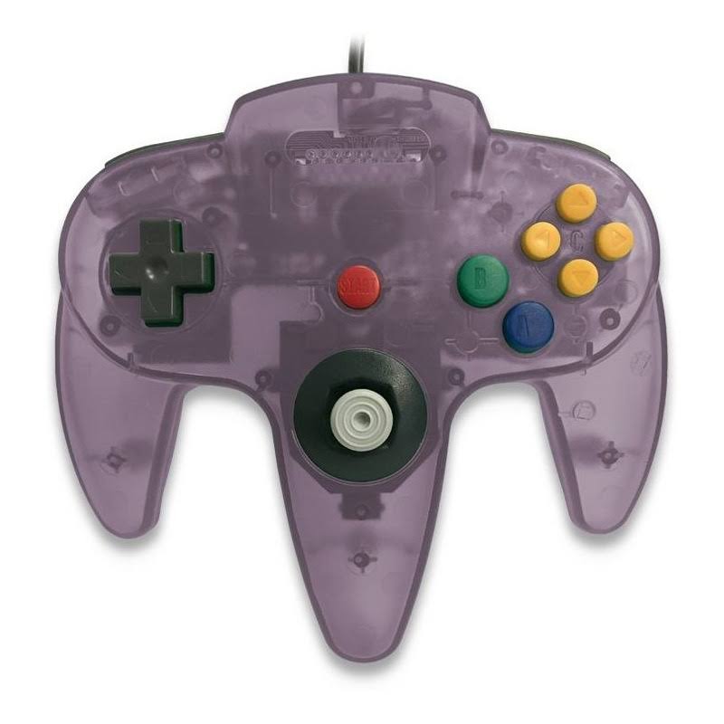 Skool Classic Wired Controller Joystick for Nintendo 64 N64 Game System - Atomic Purple